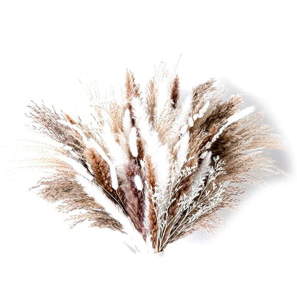 70pcs Reed Dried Flower Bouquets