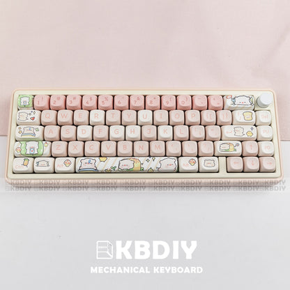 Cute Pig Theme PBT Keycaps 🐷 MX Switch