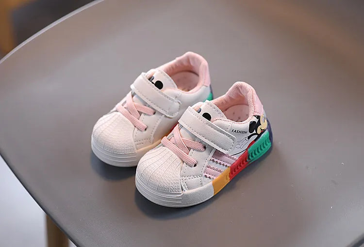 Chaussures décontractées blanches pour bébé garçon fille