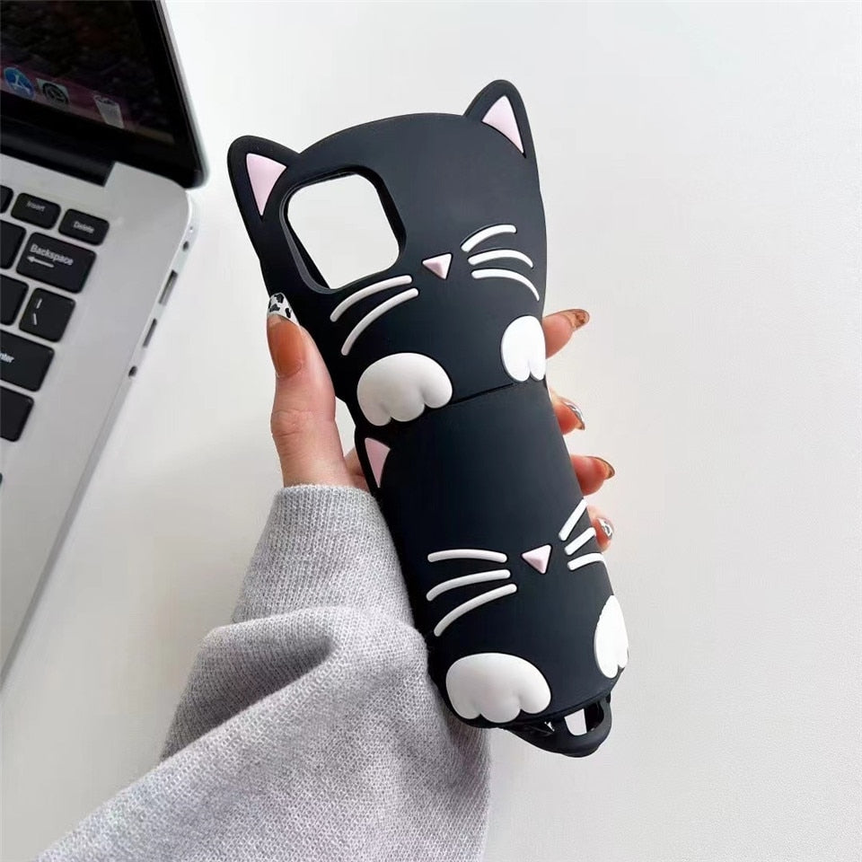 Cute Meow Meow Cat Luminous iPhone Case