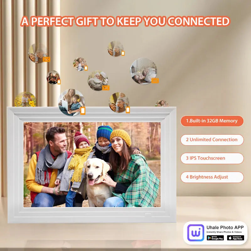 Anpassbarer digitaler Collage-Bilderrahmen