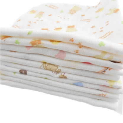 5-Pack Cartoon Cotton Gauze Baby Towel Set