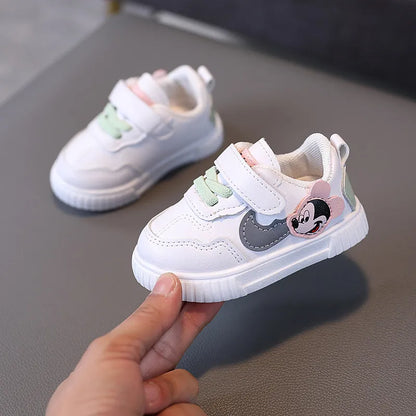 Chaussures décontractées blanches pour bébé garçon fille