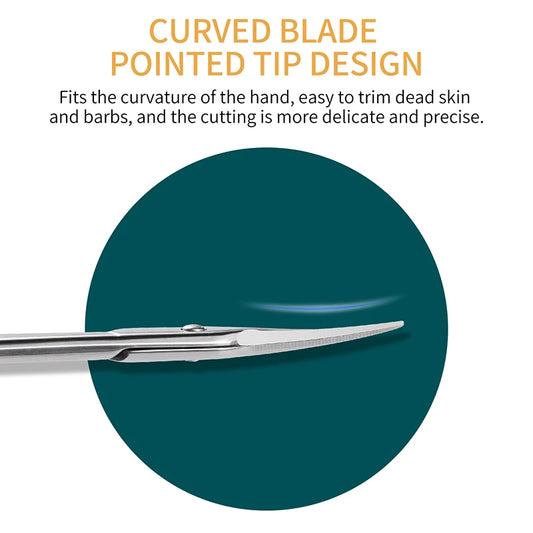 Stainless Steel Cuticle Scissors - Dead Skin Remover