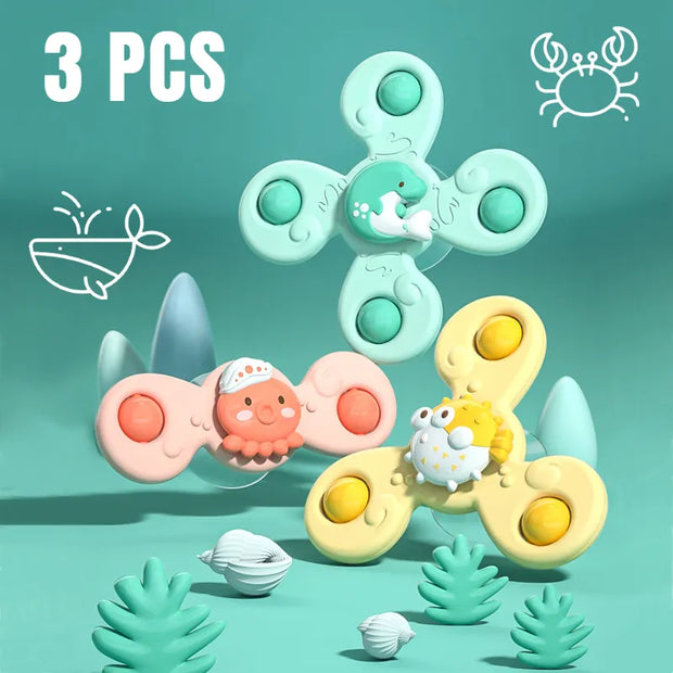 3-Piece Baby Bath Toy Set