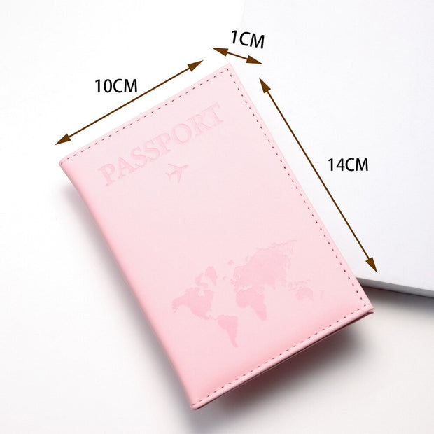 Travel Passport Holder with Card Organizer
