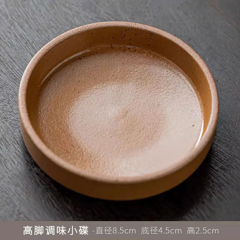 Service de table rond 12 pièces en grès