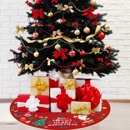 Weihnachtsmann bedruckter Baumrock für Weihnachtsdekoration