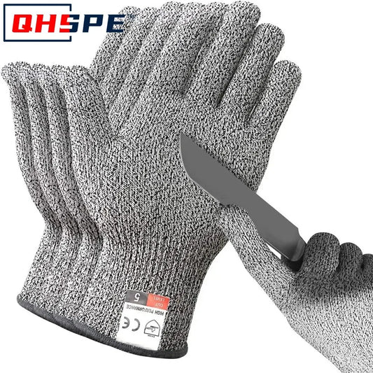 Grade 5 Cut-Resistant Scratch Glass Cutting Safety Protection Gloves