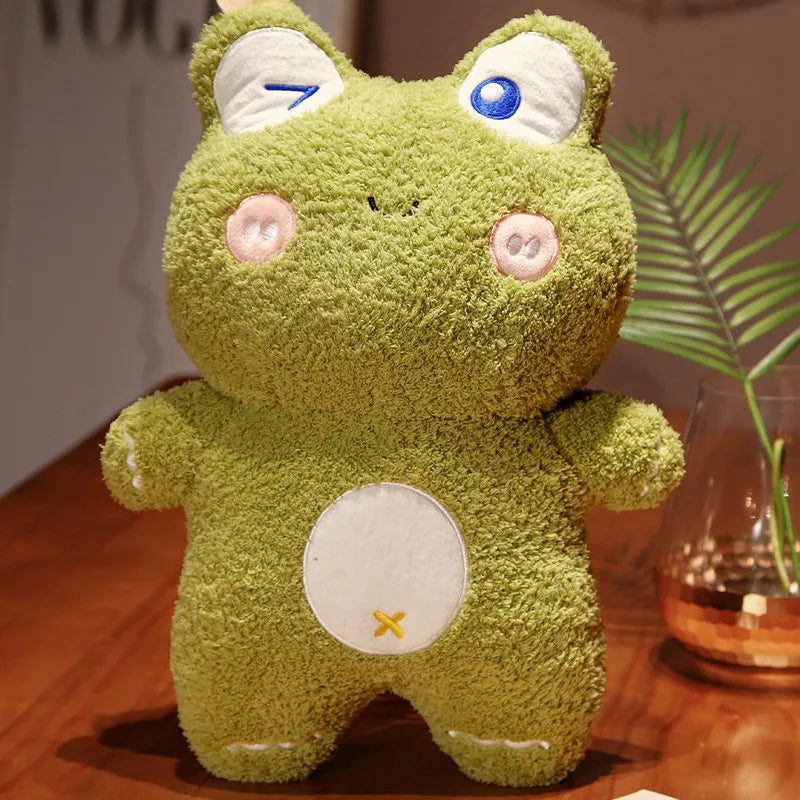 Nouveau 40CM Adorable lapin cochon Panda grenouille en peluche animaux de dessin animé apaiser jouet poupée pour garçons