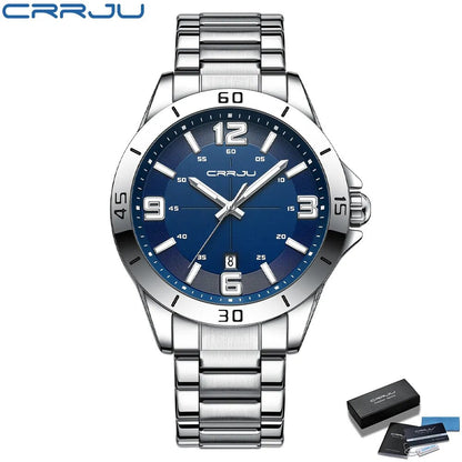 Luxury Stainless Steel Quartz Men's Watch