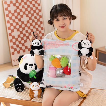 Panda Bamboo Snack Pouch