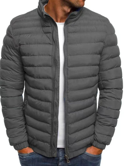 Men's Thick Warm Long Seleve Hooded Winter Zipper Jackets