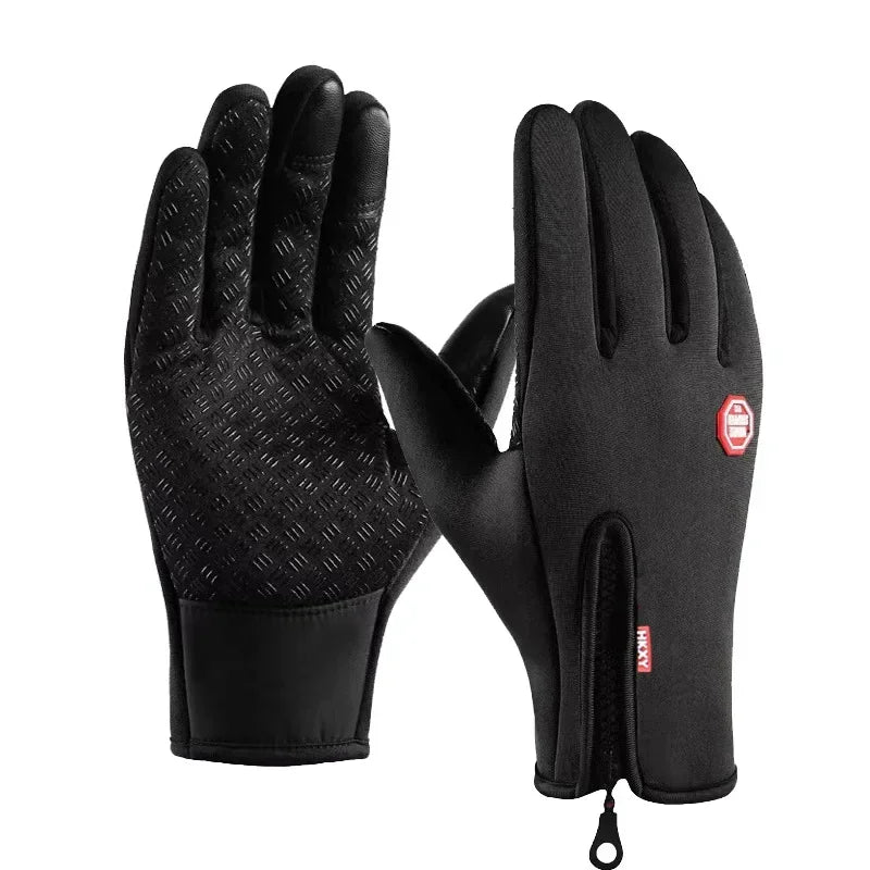 Unisex Touchscreen Fleece Winter Ski Gloves – Warm & Durable