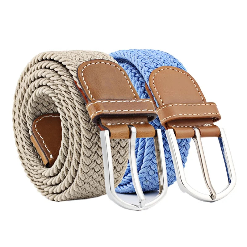 Ceinture décontractée en toile colorée