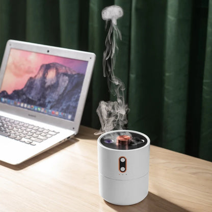 Elektrischer Ultraschall-Luftbefeuchter mit Doppeldüse und starkem Nebel, USB