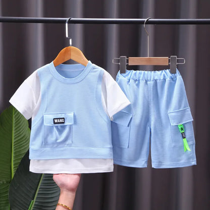 Baby Boys Cotton Clothes for Summer