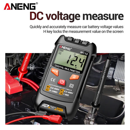 M113 Mini-Taschenmultimeter - Tragbarer Tester, 1999 Zähler