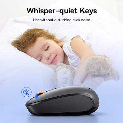 Wireless Bluetooth 5.0 Silent Click Mouse for Various Devices