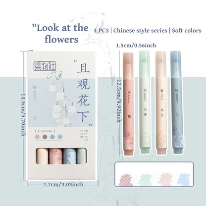 4pcs Coffee-Themed Soft Bread Gel Pens - 0.5mm Black Ink