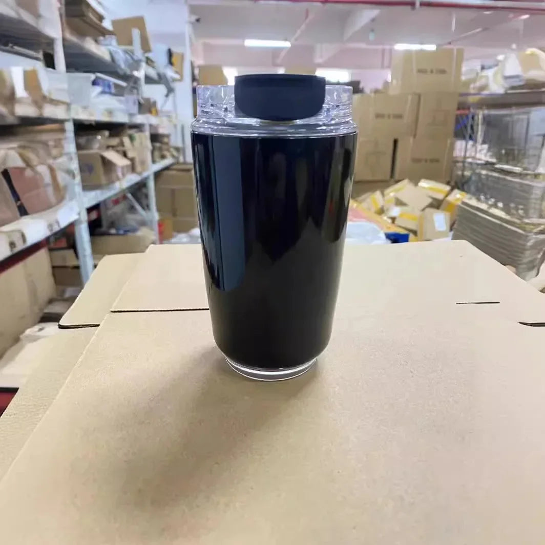 Tragbare 240-ml-Kaffeethermoskanne aus Edelstahl – auslaufsicherer Reisegetränkebecher