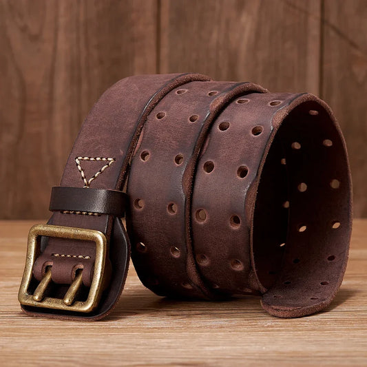 Vintage Men's Wide Leather Belt