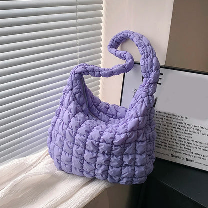 Women's Quilted Cloud Shoulder Bag