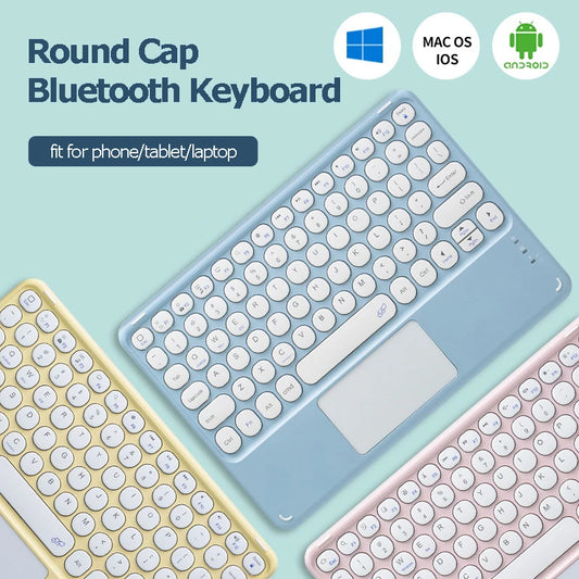 Niedliche runde Farbtastatur mit Touchpad