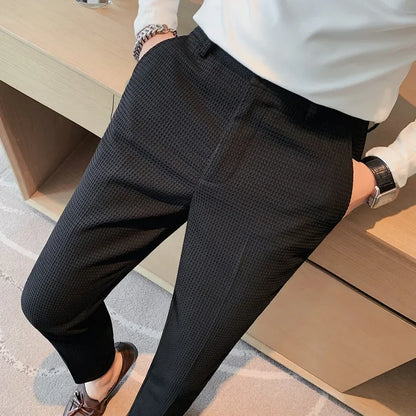 Men's Waffle Dress Pants