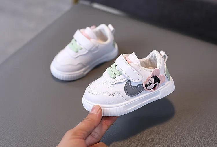 Chaussures décontractées blanches pour bébé garçon fille