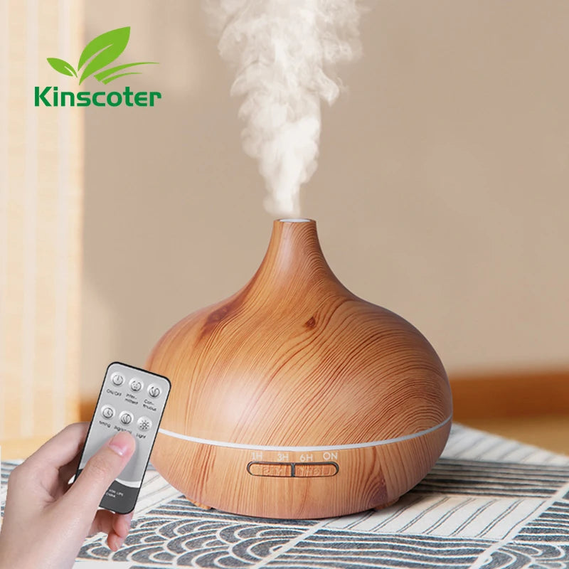 500ml Wood Grain Aromatherapy Essential Oil Diffuser