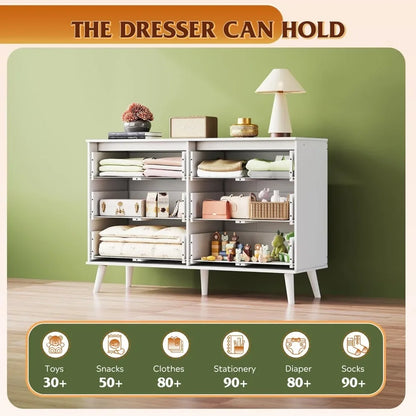 Weißes Zafra 39-Zoll-Sideboard