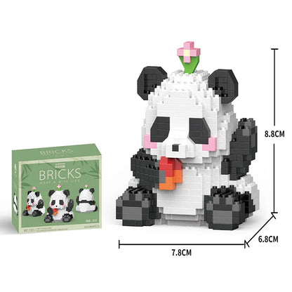 DIY Mini Panda Building Blocks