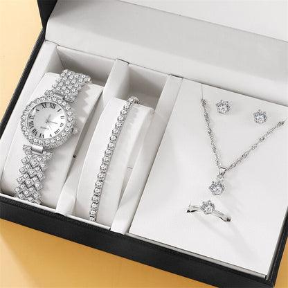 Luxury Rhinestone Women's Watch Set