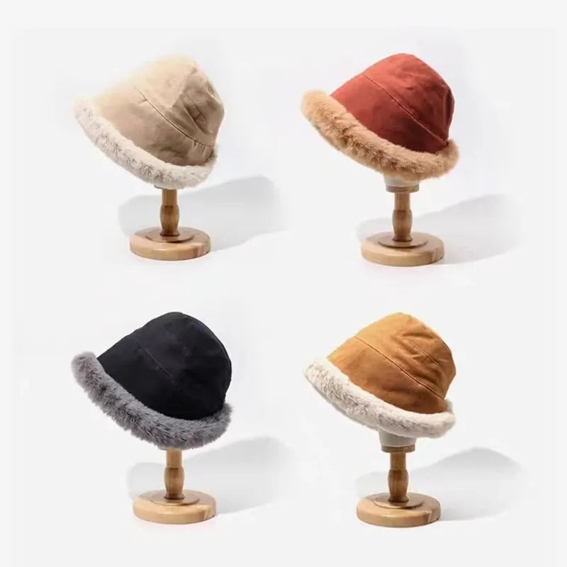 Winddichter Fischerhut für den Winter für Damen