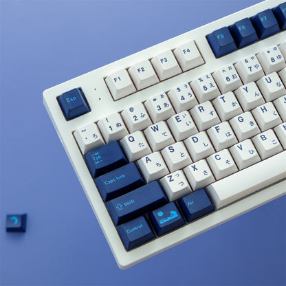 Capuchons de touches GMK Blue Moon PBT - Bleu simple