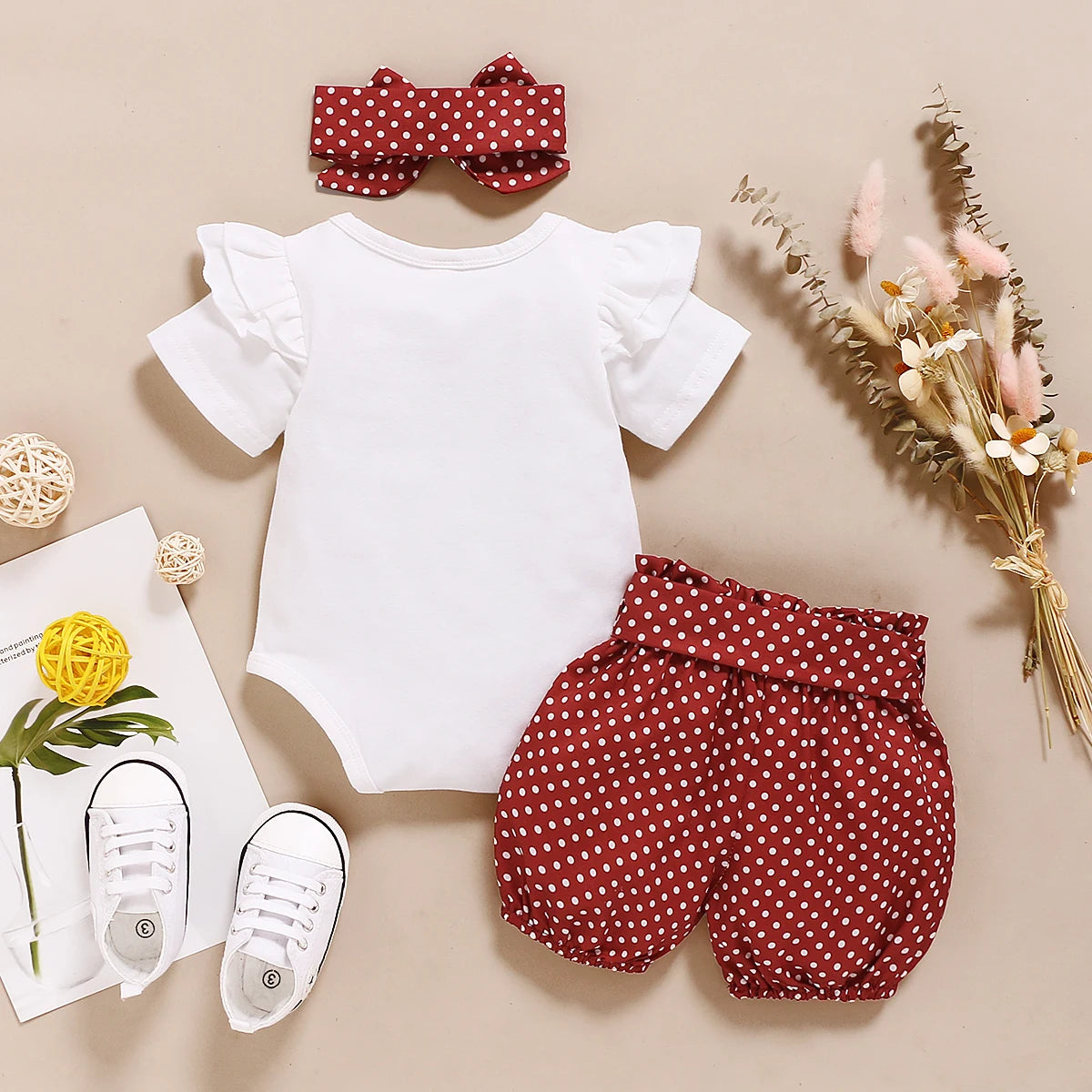 Adorable Baby Girl Summer Outfit Set