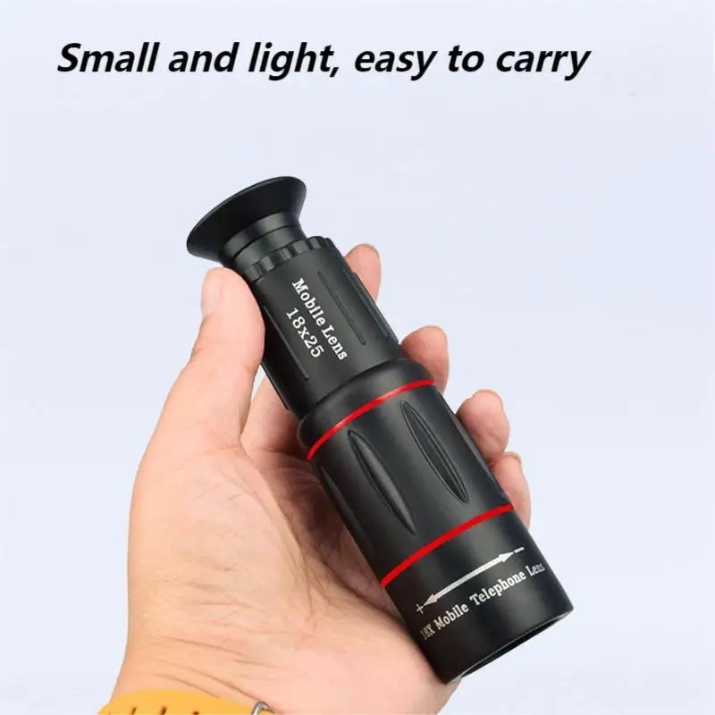 18x Single Barrel Telephoto Lens External Camera for Mobile Phones - Telescopes & Concert Shooting