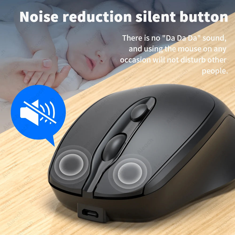 Souris Bluetooth sans fil rechargeable