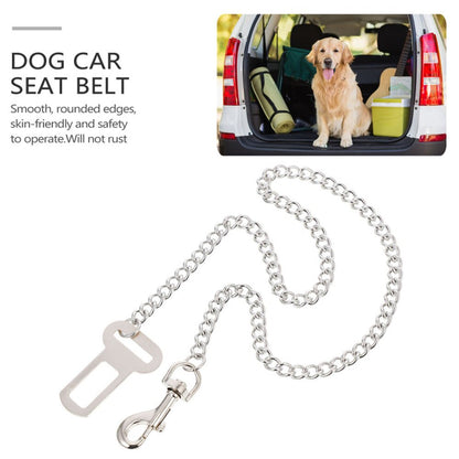 Chew-Proof Stainless Dog Seat Belt