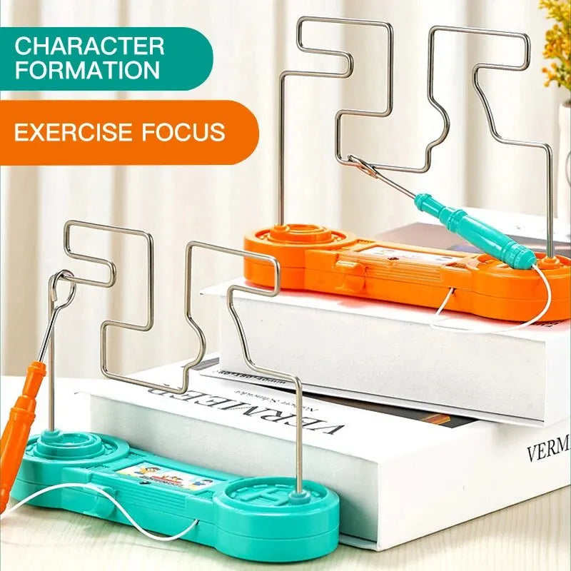 Electric Touch Maze Puzzle - Interactive Focus Training Game