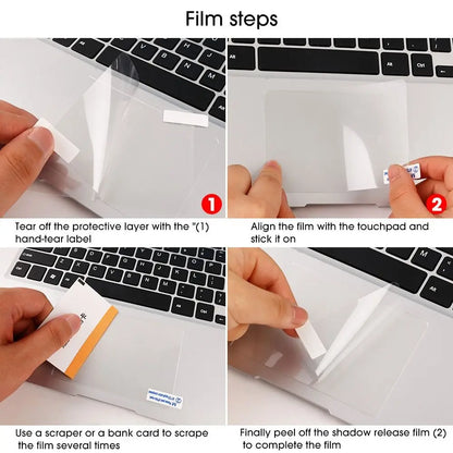 Film protecteur anti-rayures pour pavé tactile d'ordinateur portable
