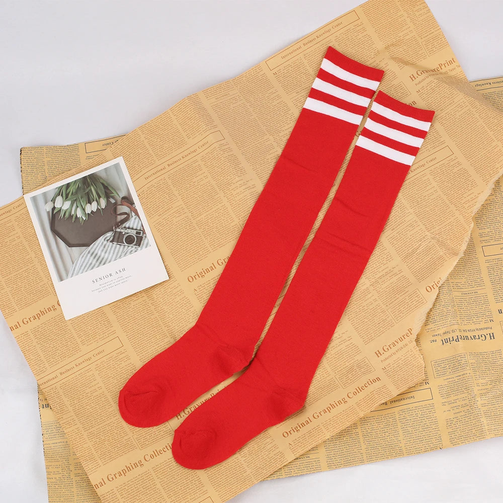 Bowknot Thigh-High Opaque Stretchy Long Stockings