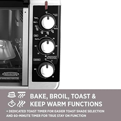 8-Slice Stainless Steel Toaster Oven