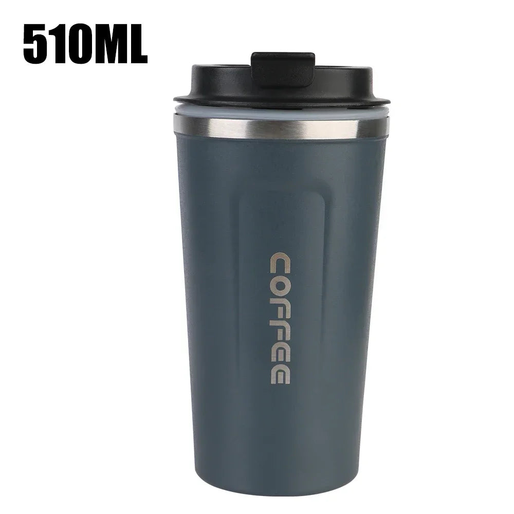 Tasse à café thermos en acier inoxydable 380/510 ml avec affichage de la température