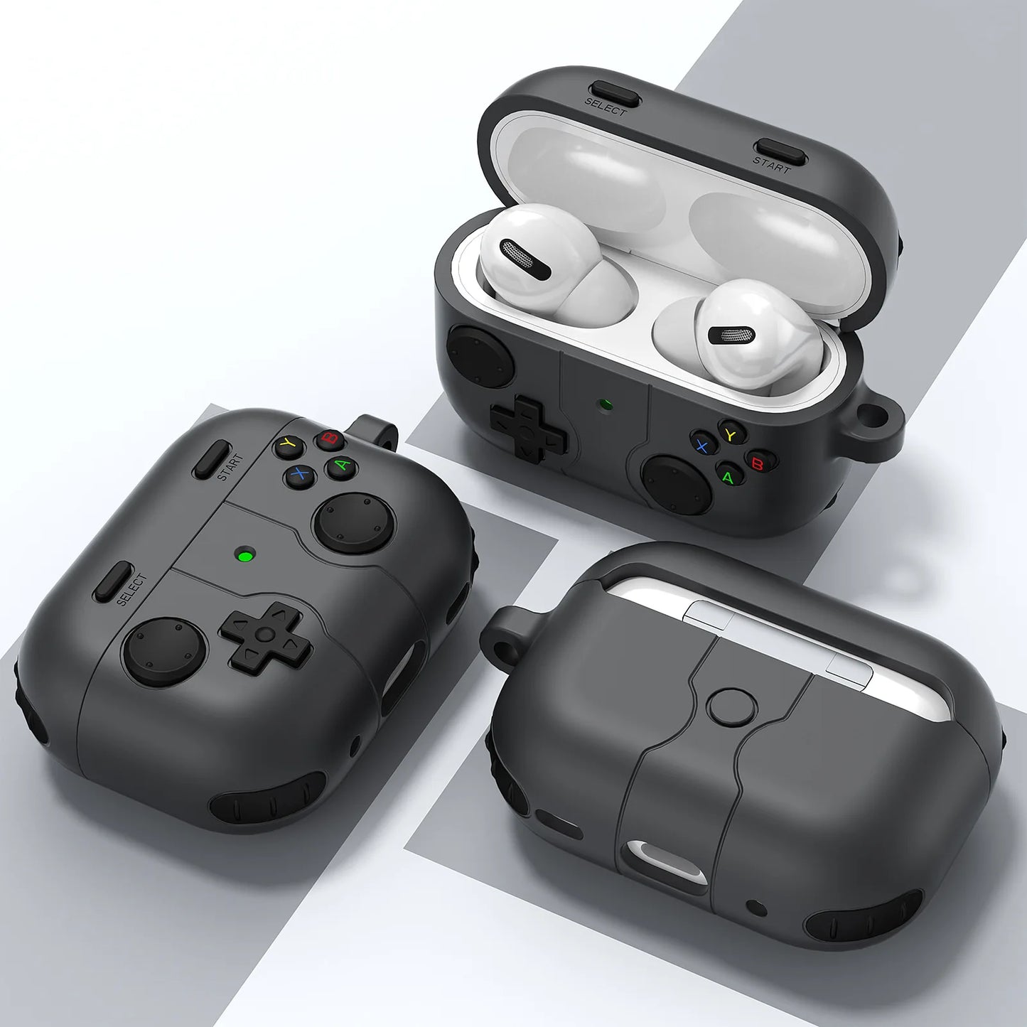 Weiche 3D-Gamepad-Hülle für AirPods Pro/1/2/3