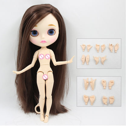 Poupée articulée avec visage mat 1/6 BJD