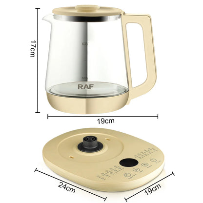 1.5L Electric Glass Kettle for Tea and Coffee