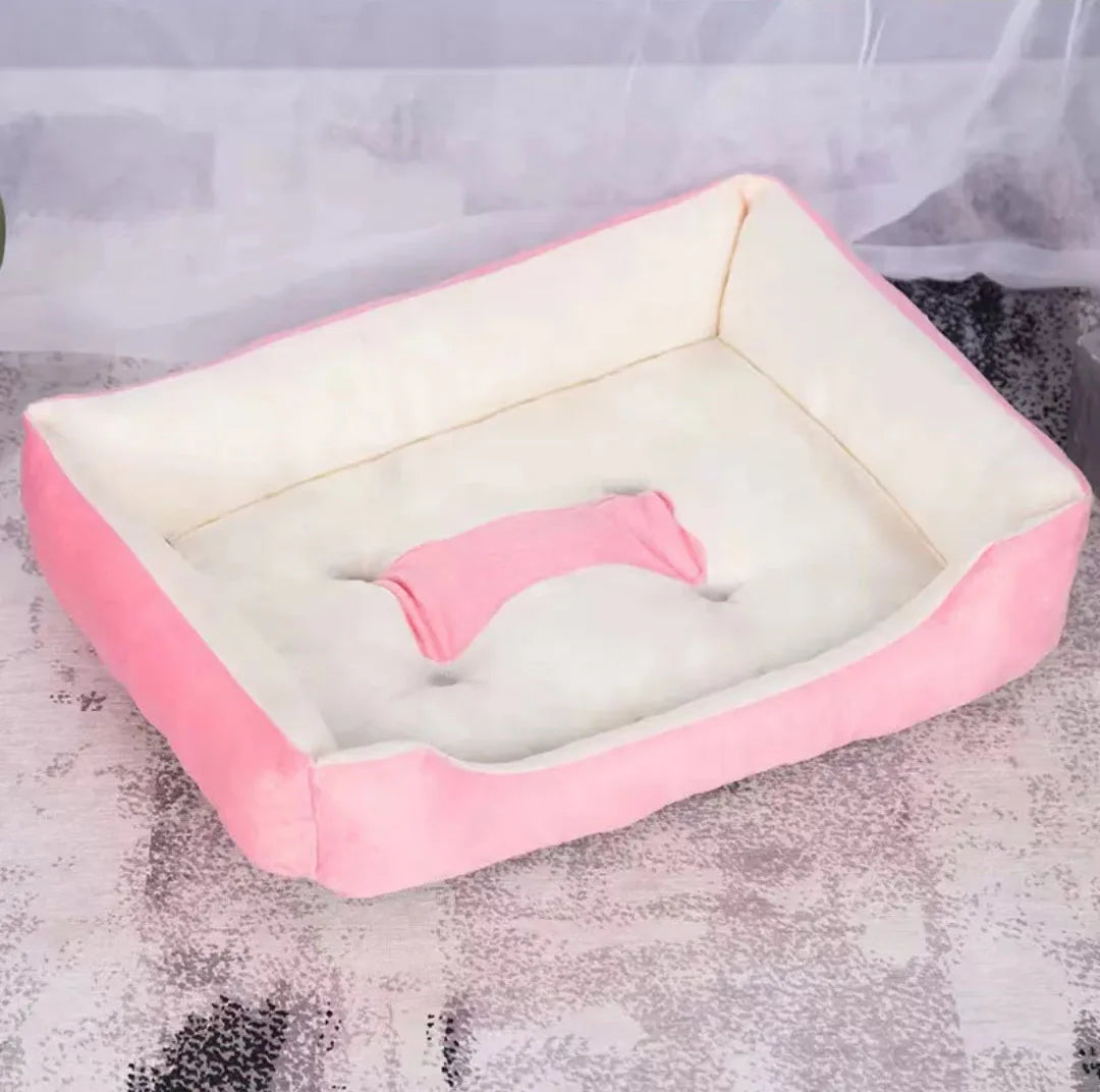 Canapé-lit confortable pour animaux de compagnie, chaleur hivernale