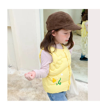 Cartoon Vest Jacket for Kids